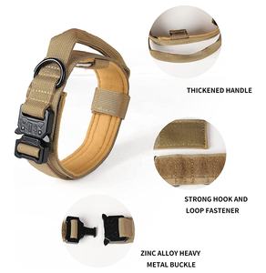 <span class=keywords><strong>Collar</strong></span> táctico de alta resistencia para perros grandes, <span class=keywords><strong>collar</strong></span>ín de seguridad fuerte con relleno para entrenamiento de mascotas - Product Image 4