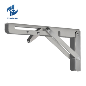 Zuogang toptan billy katlanır masa raf siyah Metal sabit raf braketi Metal duvara monte katlanabilir braket - Product Image 2