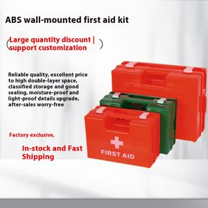 Estuche de <span class=keywords><strong>Eva</strong></span> personalizado, botiquín de primeros auxilios impermeable, caja de Medicina de plástico para uso comercial doméstico, colgante de pared para 25 - Product Image 4