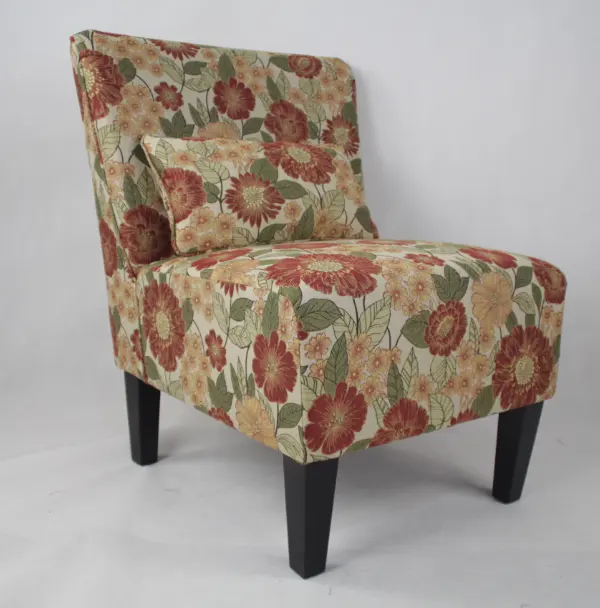 China Factory Customized Living Room Furniture Modern Floral Pattern Home use Chair