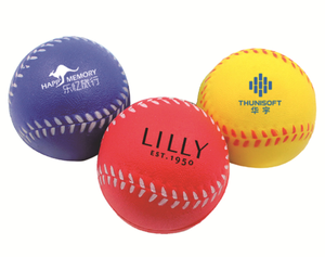 Balle anti-stress en PU Formes et couleurs assorties durables Jouet anti-stress avec logo personnalisé - Product Image 4