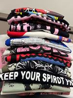 T-shirt Streetwear Y2K en Gros 100% Coton Coupe Oversize avec Motifs – Stock en Gros d'Usine, Mix & Match, Logo Personnalisé