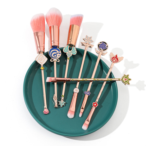 Pinceaux de maquillage en alliage Genshin Impact Game Gravestone, 7 pièces/ensemble, cadeau créatif pour festival et artisanat - Product Image 2