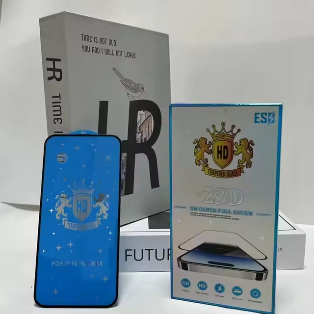 23D ESD Super Glass 9H HD Anti-scratch Tempered Glass Screen Protector for iPhone 17-11 Series Wholesale