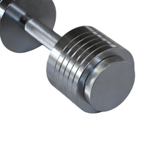 Shiner Offre Spéciale Chrome Haltères 20kg Set Kit d'haltères réglables pour la musculation professionnelle à domicile