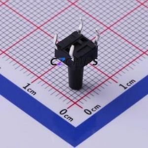 DTS-68K-S-V Tactile Switch Through hole Component THT,6.2x6.2mm Switch Single Pole Single Throw Round Button Through Hole 11.3mm - Product Image 2