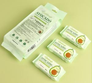 Toallitas Desmaquillantes de Aguacate Verdes Eficaces al por Mayor, Toallitas Húmedas Desmaquillantes para la Limpieza Facial de <span class=keywords><strong>Chicas</strong></span> - Product Image 6