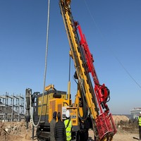 Machine de forage hydraulique RC de 750 m avec compresseur et système d'échantillonnage cyclonique