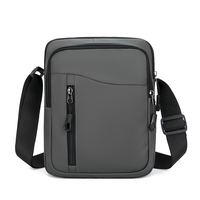 Sac bandoulière pour homme résistant à l'eau, grande capacité, multi-compartiments, sac messager antivol avec large sangle