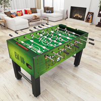 Table de football de haute qualité en MDF de 4,6 pieds, jeu de sport d'intérieur, certifiée EN71/ASTM/RoHS, personnalisable pour unisexe, vente chaude