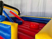 Gladiateur à bascule gonflable en PVC personnalisé pour l'intérieur Anneau de joutes en duel pour l'école Playhouse