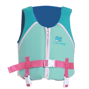 Rompi pelampung renang untuk anak, jaket pelampung renang bahan Neoprene, jaket pelampung renang 1027