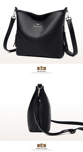 Sacs à main de luxe pour femmes en cuir PU souple, sacs à bandoulière et sacs travers pour dames - Product Image 4