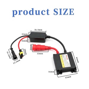 Convertisseur abaisseur ultra-mince DC 12V 35W pour ballast de lampes Xénon HID automobiles et motos - Product Image 2