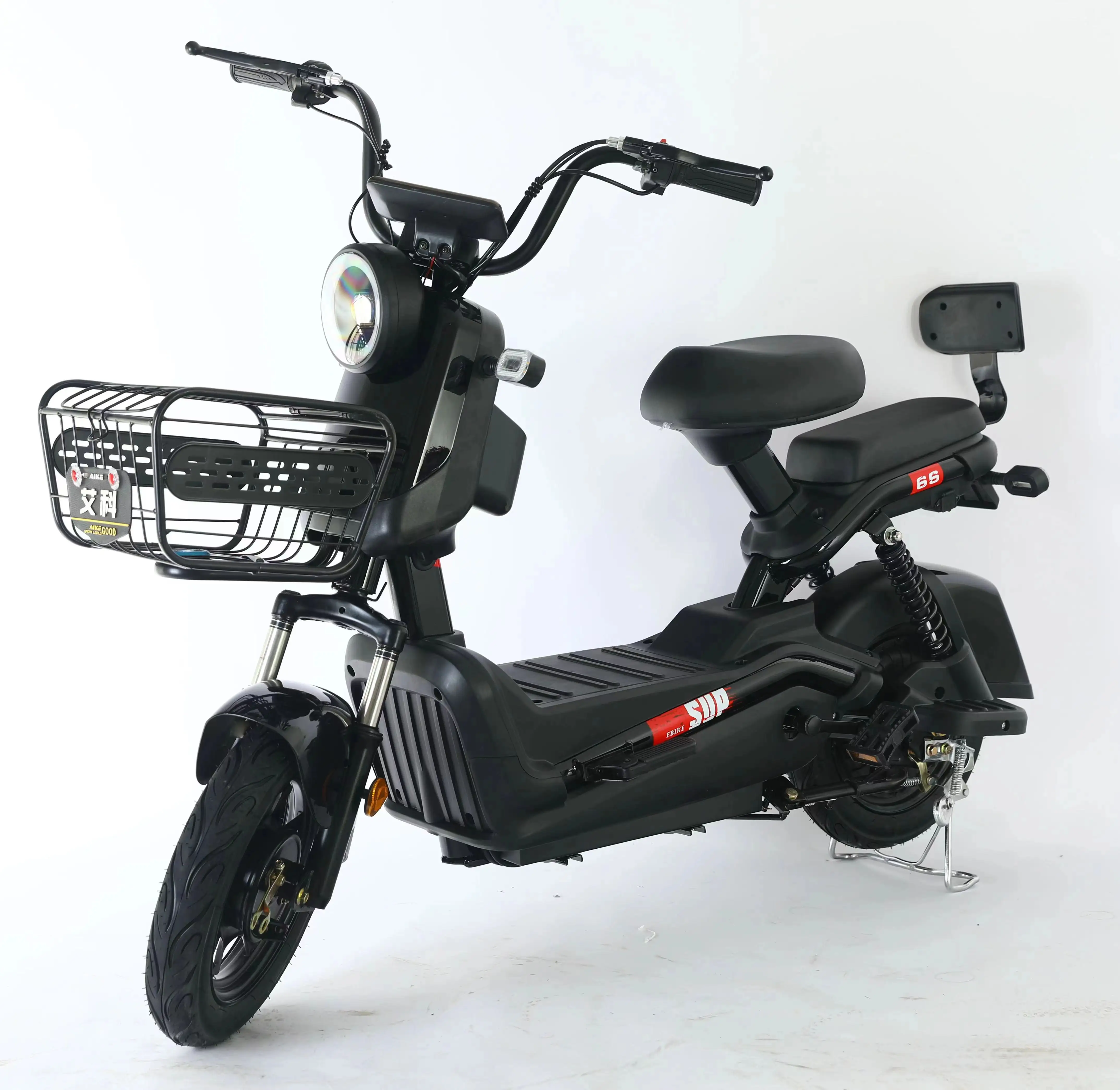 Vente chaude scooters électriques 450w 48v batteries au plomb deux roues scooter électrique vélo de ville électrique pour adultes ville