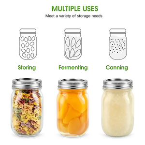 Thủy tinh <span class=keywords><strong>Mason</strong></span> lọ 32 oz miệng rộng với nắp đậy kín rõ ràng Glass canning <span class=keywords><strong>Mason</strong></span> lọ <span class=keywords><strong>Quart</strong></span> <span class=keywords><strong>Mason</strong></span> lọ - Product Image 5