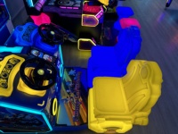 Simulateur de course électronique double joueur de haute qualité HC pour centre de jeux, machine de jeu vidéo de drift automobile