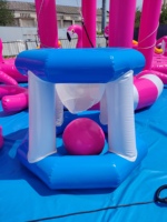 Modèle flottant gonflable étanche personnalisé de personnage de dessin animé pour usage extérieur en PVC, marque HTH, capacité maximale, usage commercial