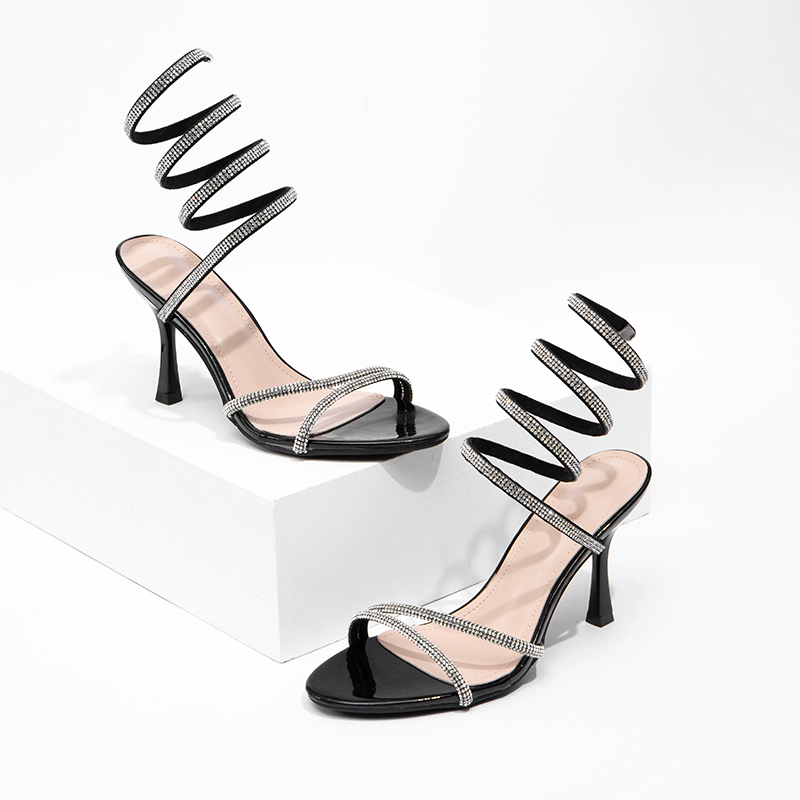 Fashionable Shiny Crystal Strap Women s