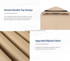 <span class=keywords><strong>Abri</strong></span> <span class=keywords><strong>de</strong></span> <span class=keywords><strong>jardin</strong></span> tonnelle <span class=keywords><strong>de</strong></span> <span class=keywords><strong>jardin</strong></span> 3x3 Trova Il Gazebo parfait pour votre <span class=keywords><strong>jardin</strong></span> structure en gris Canopia Terrassetak - Product Image 2