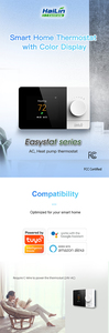 Termostato Inteligente Programable Tuya Wifi para Aire Acondicionado con Pantalla TFT a Color ES-PW - Product Image 3