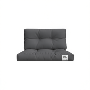 Cojín para Paletas de Exterior de Poliéster Antracita, 31.5 x 15.7 x 4.7 Pulgadas, Resistente al Agua, Desmontable y Lavable - Product Image 1