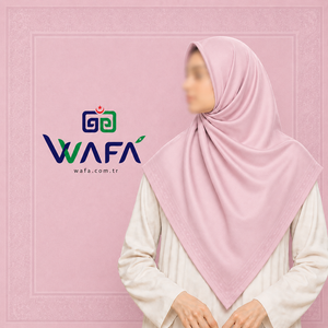 Écharpe carrée en satin jacquard uni Wafa 100x100 cm, finition mate, douce et soyeuse, polyester de qualité supérieure, légère, décontractée, pour toutes les saisons - Product Image 5