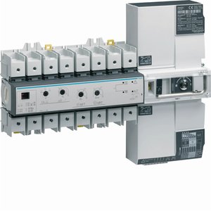 Interruptor de Transferencia Automática Hager HIC416A 4P 160A, Módulo de Cambio Motorizado para Uso Industrial - Product Image 1