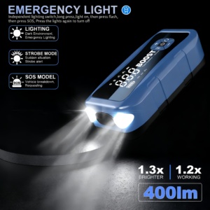 Пусковое устройство для автомобиля и грузовика 6000А с компрессором, двухцилиндровый насос для шин 160PSI, 12В, внешний аккумулятор, двойное USB, быстрая зарядка PD - Product Image 6