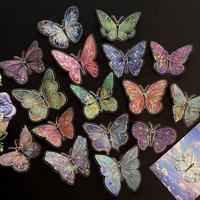 Laser-Vergoldete 3D-Schmetterling-Wandaufkleber für Wohnzimmer, Feiertagsdekoration für Partys & Bäckereien, Bestseller Tortendeko-Zubehör