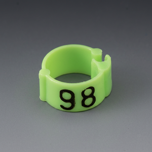 Anneaux de patte en plastique légers et durables 245-LN Crown pour volailles, pigeons et oiseaux (Taïwan) - Product Image 3
