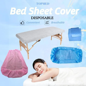 Drap de lit <span class=keywords><strong>jetable</strong></span> automatique de <span class=keywords><strong>massage</strong></span> housse d'hygiène à usage unique housse de <span class=keywords><strong>protection</strong></span> de <span class=keywords><strong>table</strong></span> en tissu élastique non tissé - Product Image 2