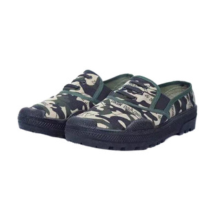 Chaussures de sécurité unisexes à semelle en caoutchouc antidérapante, à talon bas, respirantes, design camouflage, pour chantier de construction - Product Image 5