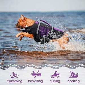 Giubbotto di salvataggio per cani regolabile all'ingrosso giubbotto di sicurezza per animali domestici giubbotto di salvataggio per cani riflettente - Product Image 4