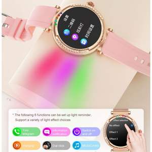 2024 nouveau CF33 dames Smartwatch jeux réveil calendrier femme santé surveillance sport Fitness Tracker montre intelligente pour les femmes - Product Image 5