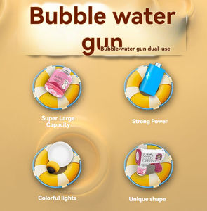 2合1多色儿童塑料气泡和水枪远程户外夏季玩具 - Product Image 6