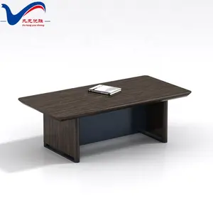 Foshan City Rectangular Tea Table Set Wood Modern Office Sofa Wood Coffee Table Boss Office Reception Waiting Wood Tables