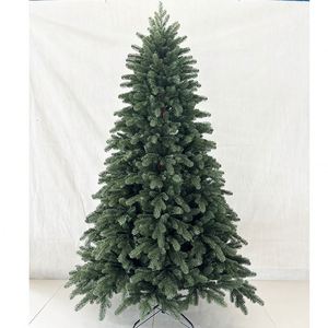 Sapin de Noël artificiel articulé de 1,80 m et 2,10 m, très dense, 100 % PE, en PE moulé 3D, nouveau matériau - Product Image 1