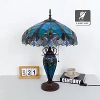 Lampe de table turque TOGETHER, style verre teinté vert motif raisin, décoration pour salon, chambre, lampes de bureau marocaines