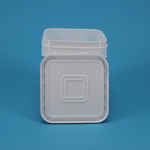 <span class=keywords><strong>Seau</strong></span> carré en plastique PP personnalisé avec couvercle à anneau de verrouillage pour l'emballage du <span class=keywords><strong>bitume</strong></span> - Product Image 2
