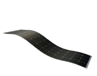 Panneaux solaires flexibles de forme personnalisée 200W-1500W, film mince monocristallin, efficacité 20,4 %, sans cadre