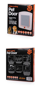 2024ทนฝนและแดดสำหรับแมวขนาดใหญ่พนังล็อก4ทางสำหรับภายในและภายนอกวัสดุพลาสติกสำหรับดูแลสัตว์เลี้ยง - Product Image 6