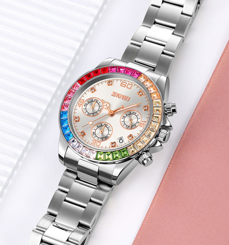 3ATM Waterproof Stainless Steel Back Watch Made in China