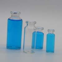 Flacon en verre stérile transparent ambré RTU lavé 2r 4r 6r