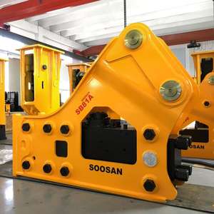 Brise-roche hydraulique latéral Soosan SB81A – Corps principal du produit – Approvisionnement direct usine – Garantie d'un an – Caractéristiques standard incluses - Product Image 3
