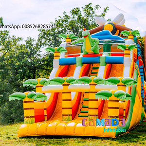 Toboggan gonflable de dinosaure Gonflable direct d'usine Castillo Con Tobogan Toboggan gonflable pour enfants - Product Image 1