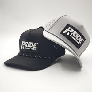 Gorra Deportiva Personalizada Impermeable de Poliéster Dobby con Perforaciones Láser, Gorra de Béisbol y Golf con Cordón Ajustable y Parche de Goma con Logotipo - Product Image 1