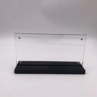 Support de présentation transparent en acrylique pour billets de banque et collection de timbres, en stock, pour la protection des billets de banque et des timbres