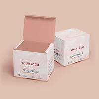 Boîte d'emballage personnalisée pour soins de la peau avec plateau intérieur en carton, logo en relief pour crème et sérum pour le visage, boîte en papier cosmétique