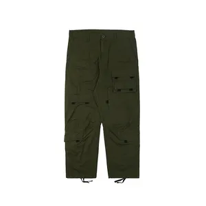 Wholesale Baggy Cargo Pants For Men Streetwear Custom Wide Leg Stacked High Quality Men Cargo Pants